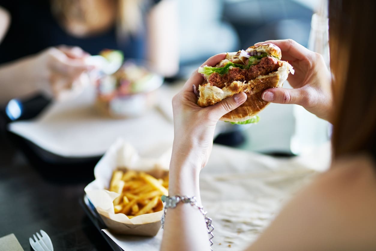 Burger maison, beurre de cacahuète